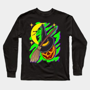 Witch pumpkin Long Sleeve T-Shirt